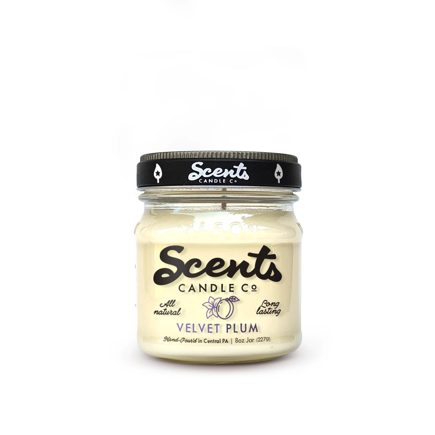 Velvet Plum Soy Wax Candles by Scents Candle Co.