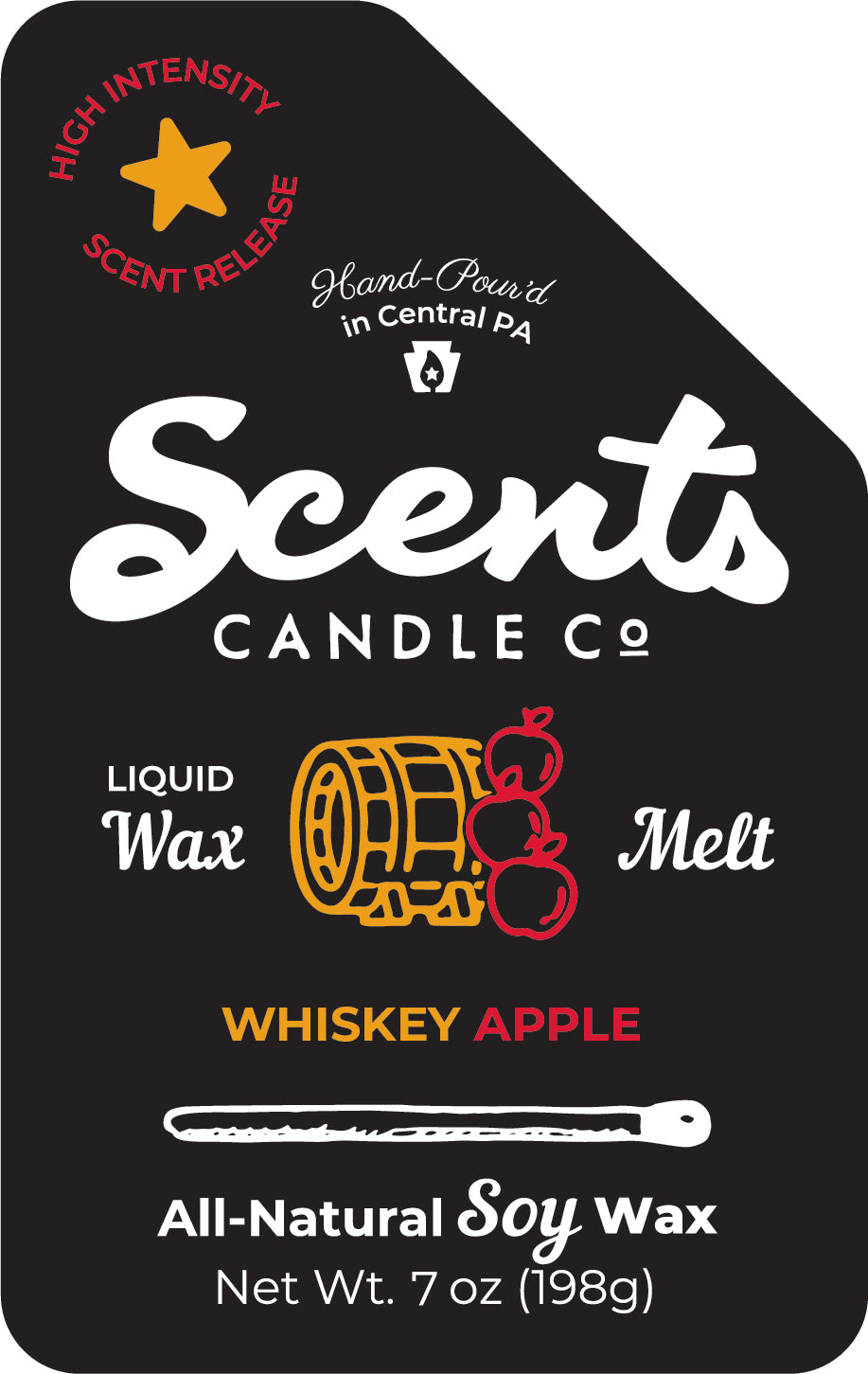 Scents Candle Co. Whiskey Apple Soy Wax Candles