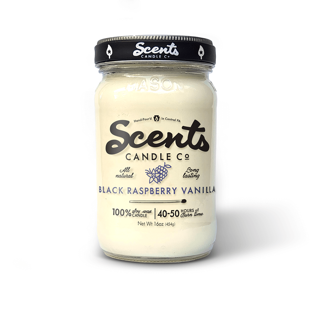 Scents Candle Co. Black Raspberry Vanilla Soy Wax Candles