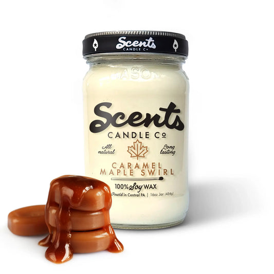 Scents Candle Co. Caramel Maple Swirl Soy Wax Candles