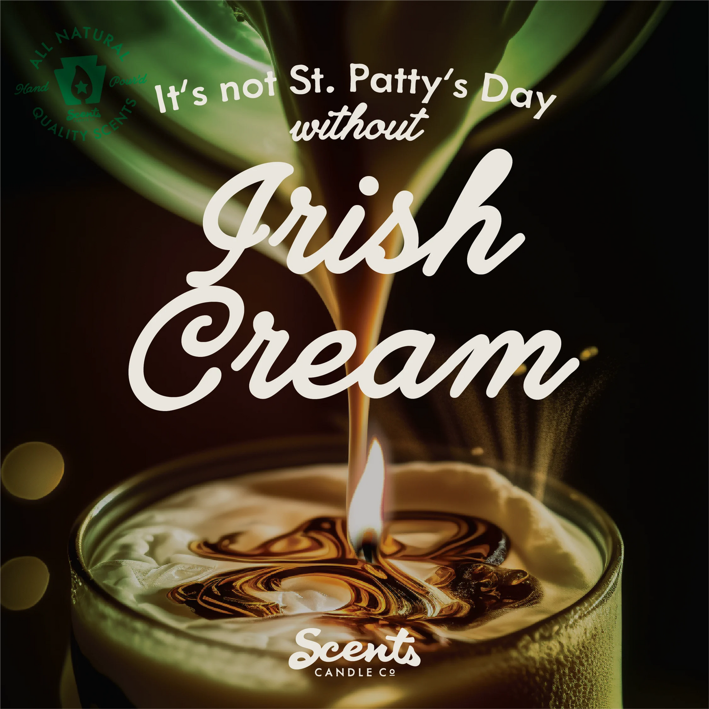 Scents Candle Co. Irish Cream Soy Wax Candle