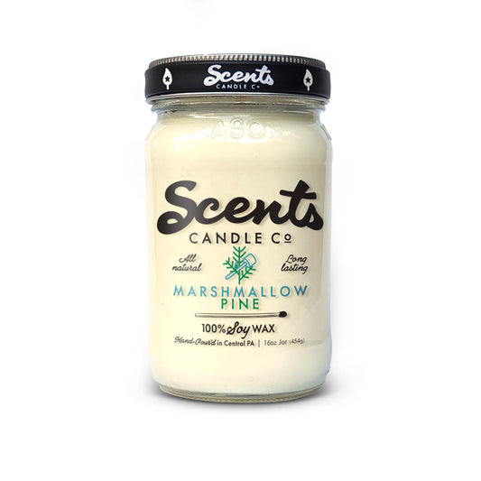 Scents Candle Co. Marshmallow Pine Soy Wax Candles