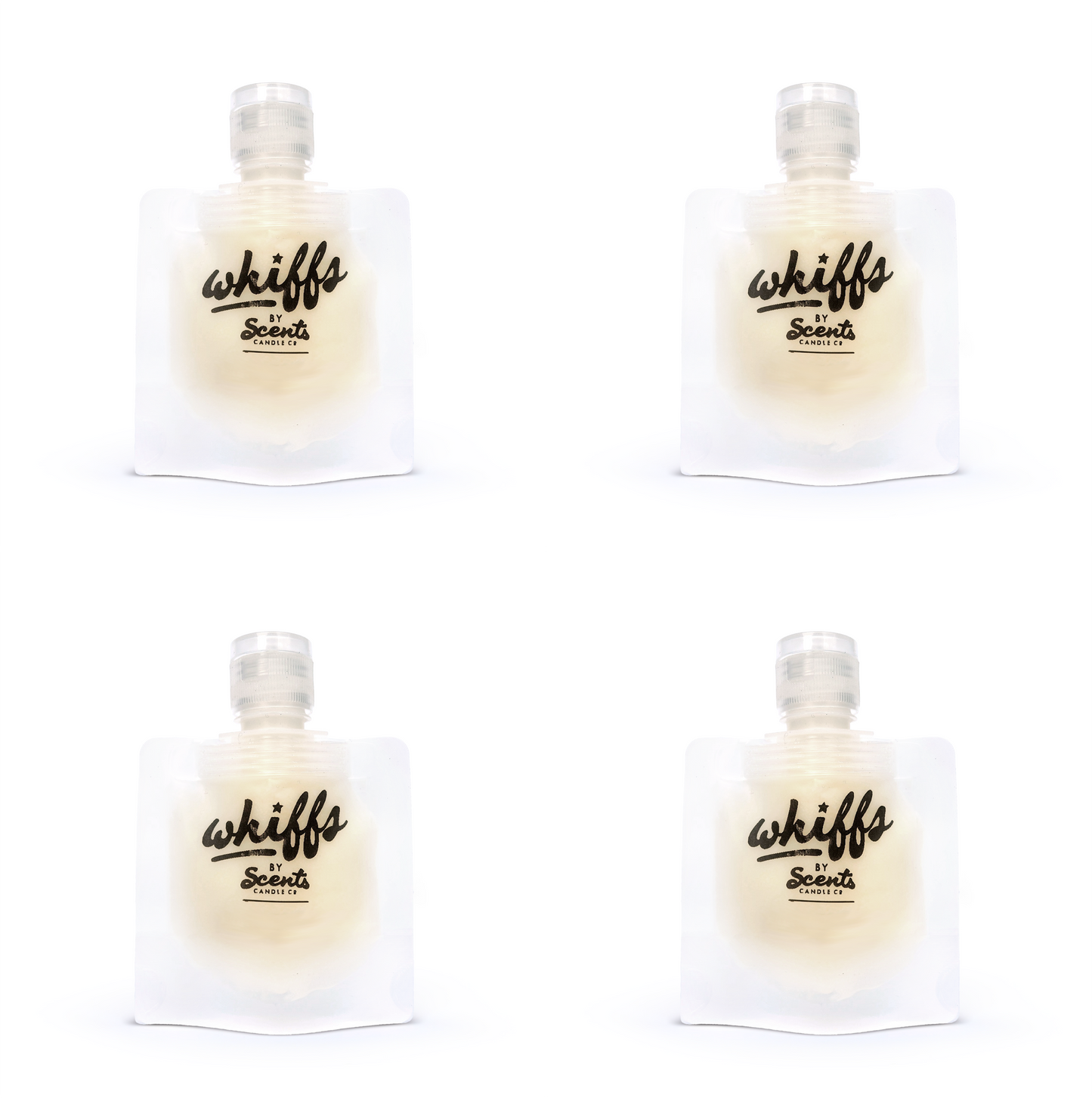 Whiffs Four-pack Sampler  by Scents Candle Co. Squeeze Wax (4 x 1oz)