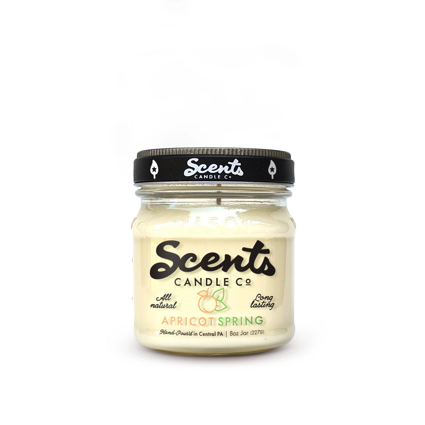 Scents Candle Co. Apricot Spring Soy Wax Candles
