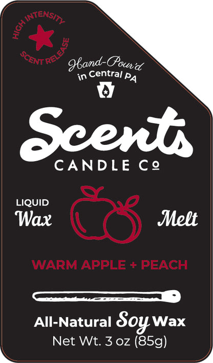 Scents Candle Co. Warm Apple + Peach Soy Wax Candles