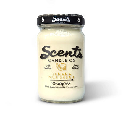 Scents Candle Co. Banana Nut Bread Soy Wax Candles