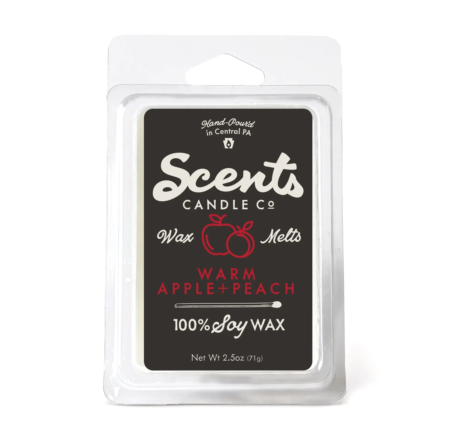Scents Candle Co. Warm Apple + Peach Wax Melt