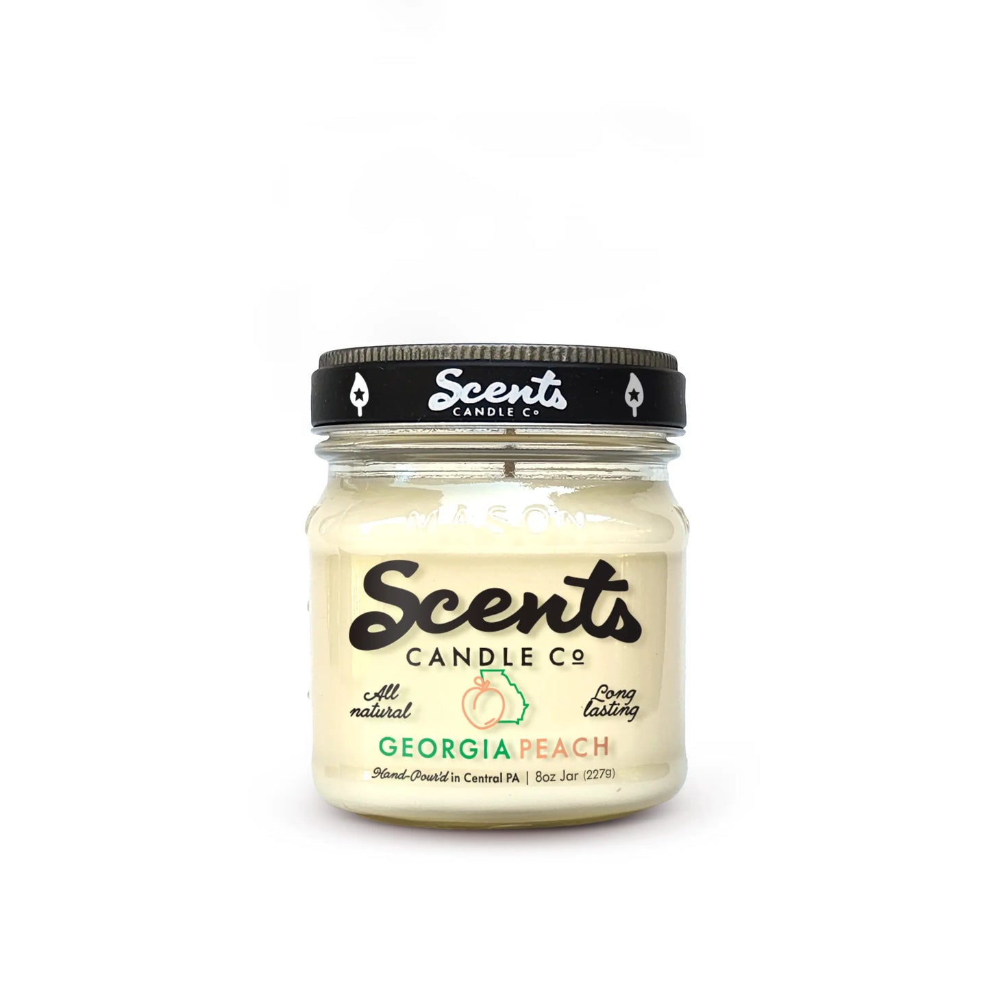 Scents Candle Co. Georgia Peach Soy Wax Candles